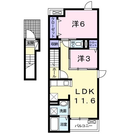 Ｔｅｒｒａｃｅ　Ｈｏｕｓｅ薫の物件間取画像